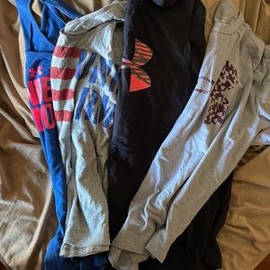 4 under armour tops